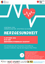 Flyer downloaden: Vortrag zum Thema Herzgesundheit