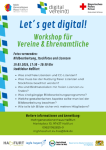Workshop-Flyer: Fotos verwenden