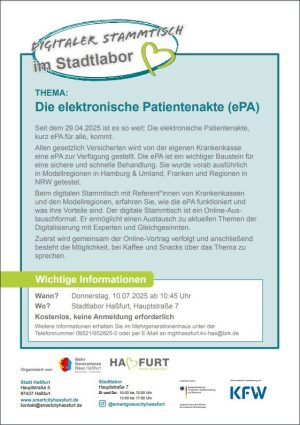 Digitaler Stammtisch zum Thema