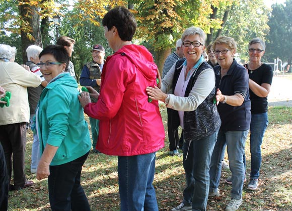 ...wieder in der Promenade: MIT und FIT