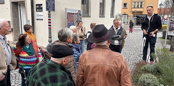 Sensor-Spaziergang in der Haßfurter Innenstadt