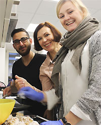 Im MGH-Sprachcafé: Ukrainisches Gebäck