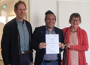 v.l. Wilheim Stuhlfelder, Guillermo Sanchez, Roswitha Stuhlfelder (Foto: Birgit Gerling/MGH)
