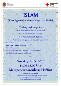 Vortrag Islam - Flyer 