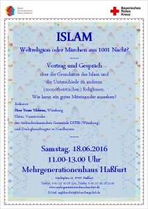 Vortrag Islam - Flyer