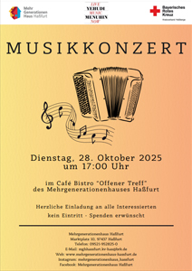Live Music Now - Konzert im MGH (Flyer)