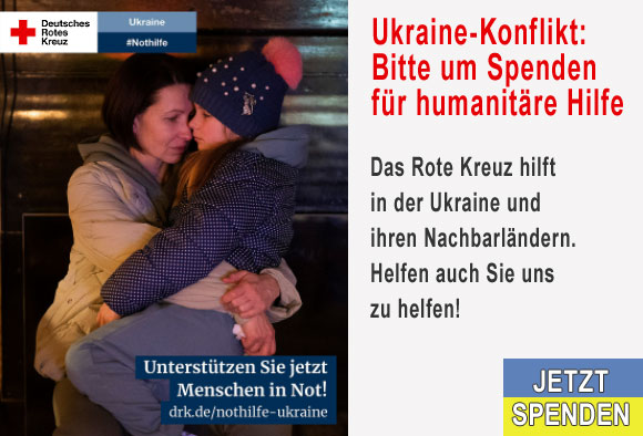 DRK bittet um Spenden für die UKRAINE (Foto: DRK)