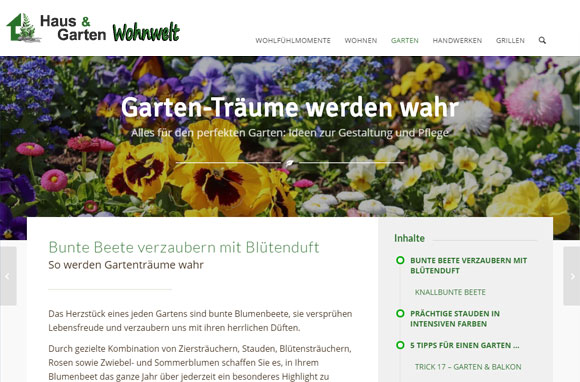 Haus-Garten-Wohnwelt: Gartenträume werden wahr