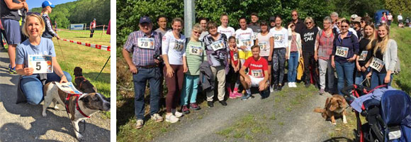 Wette gewonnen! Teilnehmer beim Benefizlauf des Wässernachlaufs 2019