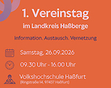 1. Vereinstag im Landkreis Haßberge