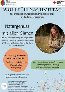 Wohlfühlnachmittag Naturgenuss